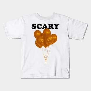 SCARY: Pumpkin Balloon Streetwear Kids T-Shirt